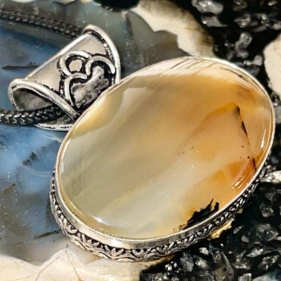 Montana Fire Agate Pendant 1 1/2”x 1 1/2” - Picture 10 of 17